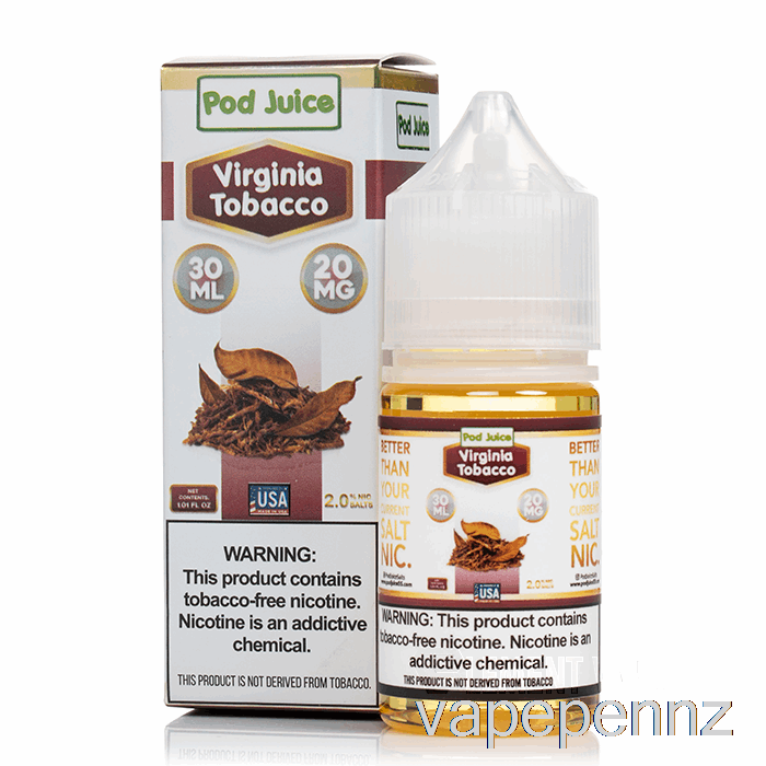 Virginia Tobacco - Pod Juice - 30mL 55mg VAPE NZ
